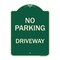 Signmission No Parking Driveway Heavy-Gauge Aluminum Architectural Sign, 24" x 18", G-1824-23749 A-DES-G-1824-23749 - alternate 1